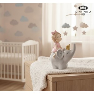 bimbo bimba con elefante