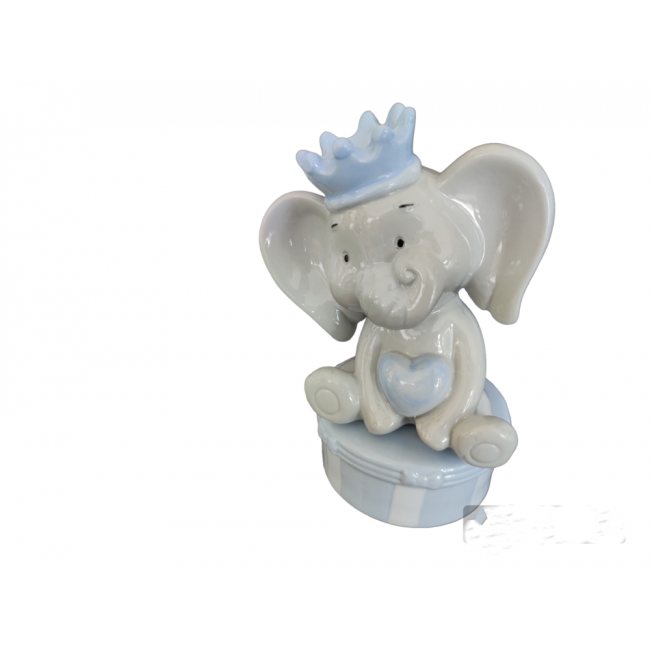Bomboniera carillon elefante l'infinito