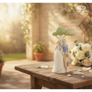 coppia sposi con albero della vita