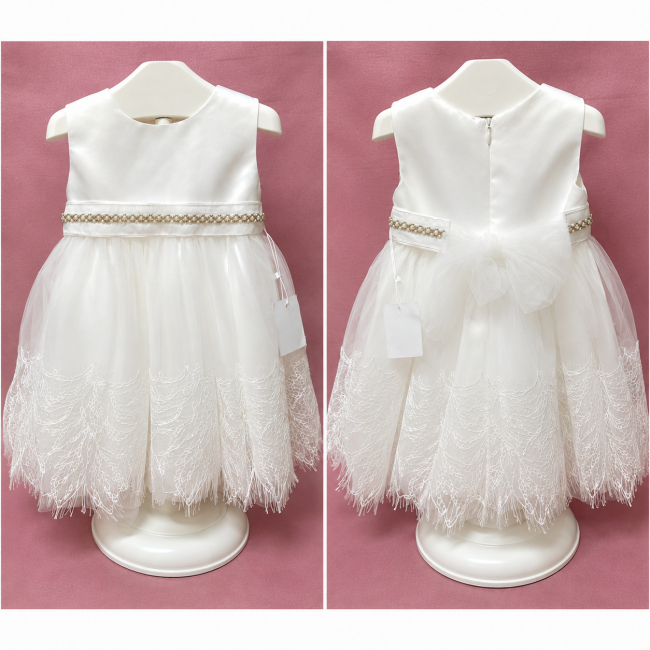 abito bimba con perle e ricami Abito bimba con perle e ricami