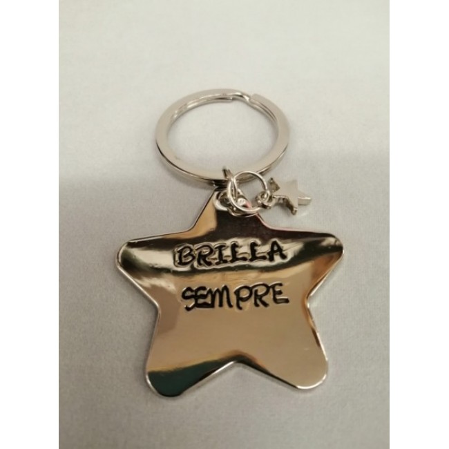 Bomboniera portachiavi stella brilla sempre Bomboniera portachiavi stella brilla sempre
