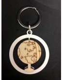 portachiavi metallo e legno portachiavi metallo e legno