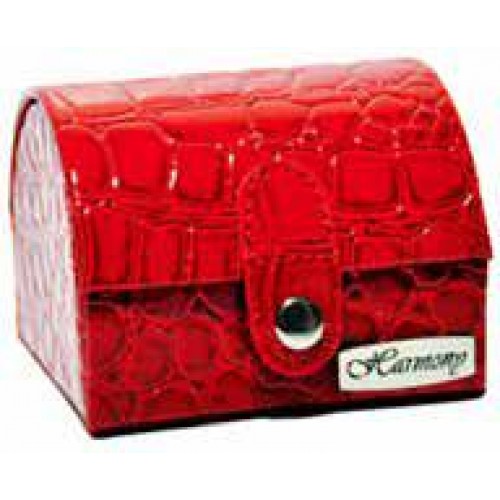portaconfetti bauletto ecopelle rosso