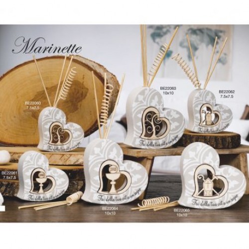 cuore profumatore albero comunione cresima  cuore profumatore albero comunione cresima