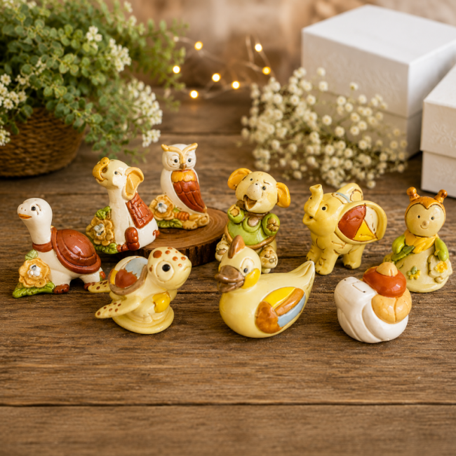 Bomboniere outlet in offerta animaletti in ceramica