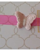 magnete farfalla rosa 