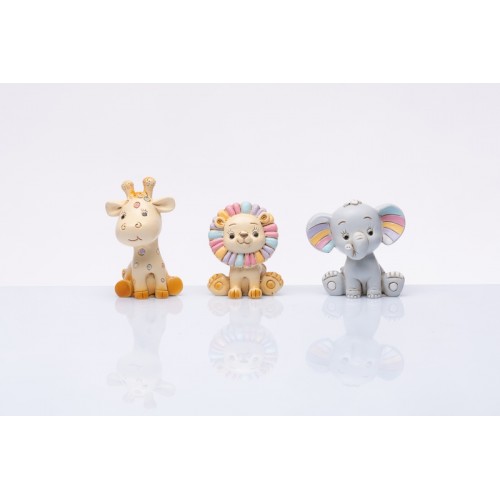 bomboniera giraffa leone elefante