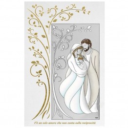 quadro sacra famiglia oro