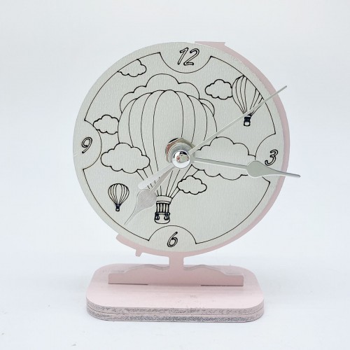 orologio mappamondo mongolfiera rosa orologio mappamondo mongolfiera rosa