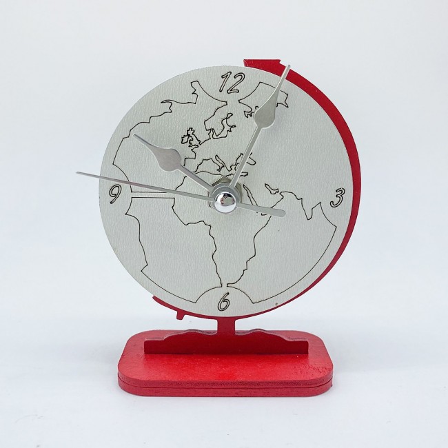 Bomboniera orologio mappamondo 