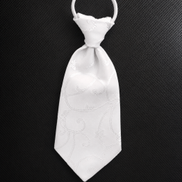 Cravattino elegante bianco