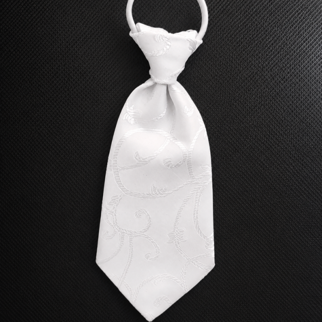 Cravattino elegante bianco Cravattino elegante bianco