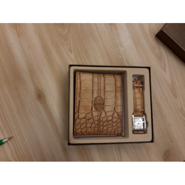 Set portafogli e orologio uomo