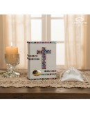 vangelo con croce strass colorati
