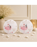 Cuore Matto bomboniera orologio Piccolo Principe o ballerina personalizzabile