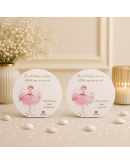 Cuore Matto bomboniera quadretto con Piccolo Principe o ballerina personalizzabile