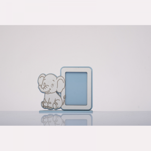 Cuore Matto Bomboniera portafoto elefante celeste