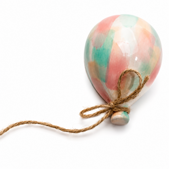 palloncino rosa celeste con magnete solidale Bomboniera palloncino rosa celeste con magnete solidale