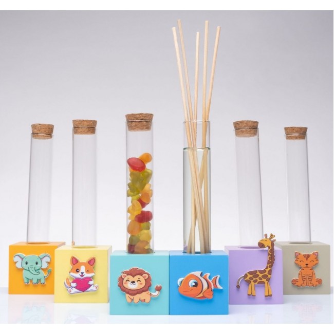 cubo profumatore con animaletti solidale