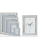 portafoto orologio daisy in argento portafoto orologio daisy in argento