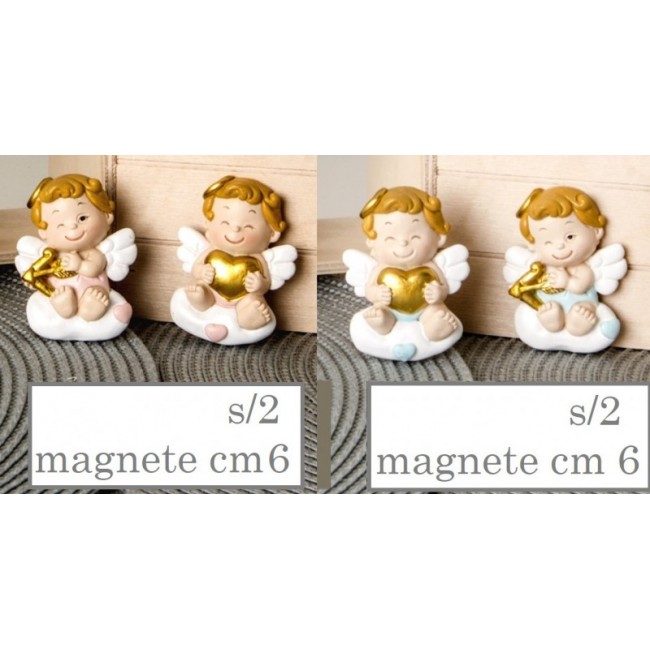 Bomboniera magnete angioletto spiritoso Bomboniera magnete angioletto spiritoso