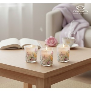 set 3 candele profumate l'infinito