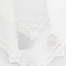 Fazzoletto ricordo del Santo Battesimo