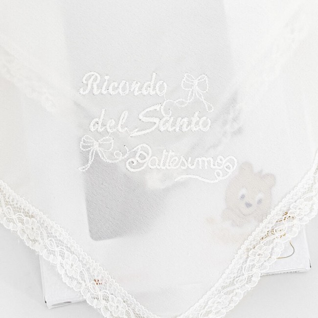 Fazzoletto ricordo del Santo Battesimo Fazzoletto ricordo del Santo Battesimo