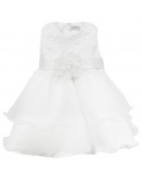 abito bimba smanicato panna