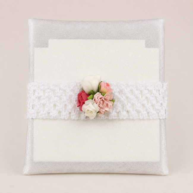 Fascia per capelli con bouquet di fiori