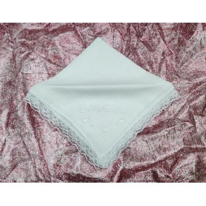 fazzoletto battesimo ricamato