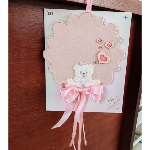Fiocco nascita rosa per bimba