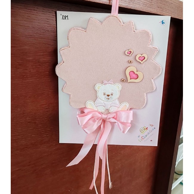 Fiocco nascita rosa per bimba