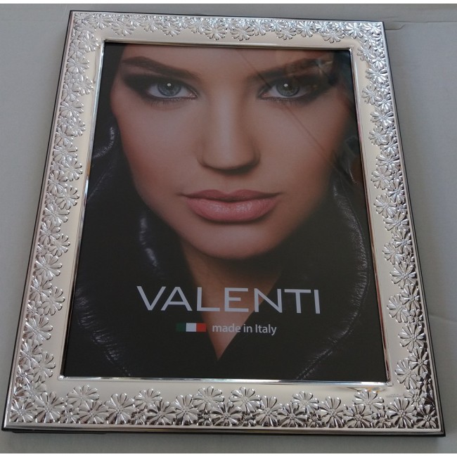 Portafoto in argento valenti con specchio Portafoto in argento valenti con specchio