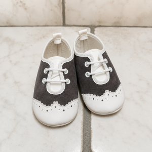Scarpe bimbo grigio panna