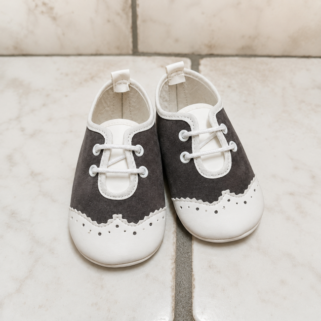 Scarpe bimbo grigio panna Scarpe bimbo grigio panna
