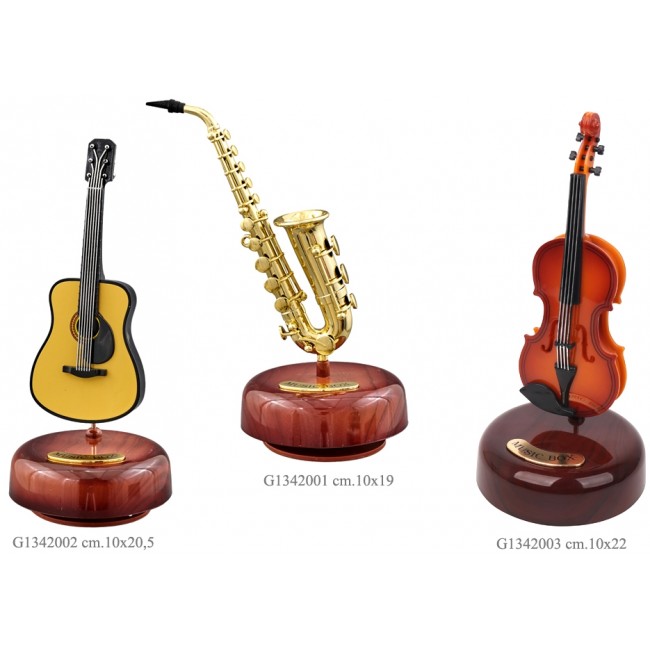 Bomboniera carillon violino chitarra sassofono Bomboniera carillon violino chitarra sassofono