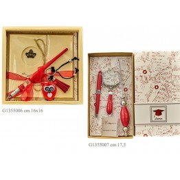 set laurea penna lente tagliacarte