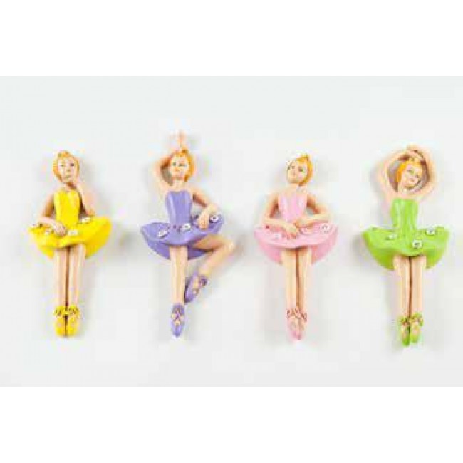 Bomboniera magnete ballerina colori assortiti