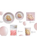 tovaglioli orsetto rosa celeste tovaglioli orsetto rosa celeste