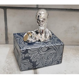 busto dea bendata argento