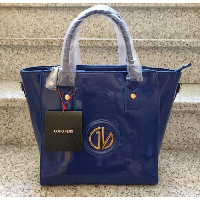 Borsa blu guido vietri