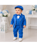 Abito bimbo elegante blu
