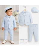 Abito per bimbo carta celeste chiaro