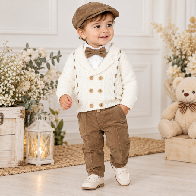 Klaiadi completo per bimbo con cardigan