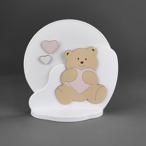 lampada abat-jour in legno orsetto lampada abat-jour in legno orsetto