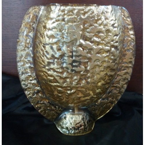 Lampada in vetro oro