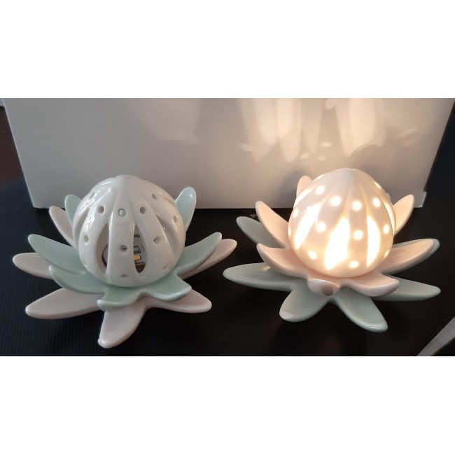 Bomboniera fiore di loto con led Bomboniera fiore di loto con led