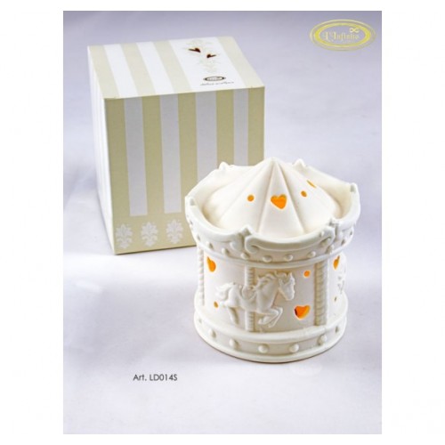 bomboniera giostrina con led  bomboniera giostrina con led