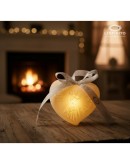 cuore con decoro orsetto sposi e led